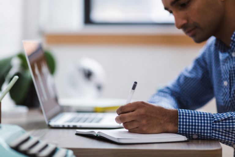 a ghostwriter writing